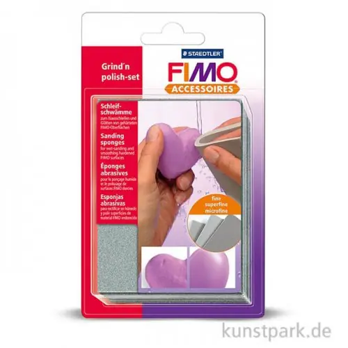 Online Kaufen FIMO Schleifschwamm-Set, 3 Stück sortierte Körnung