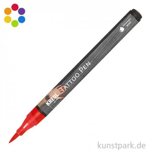 Sichere Zahlung KREUL Tattoo Pen zum Tattoo selber malen
