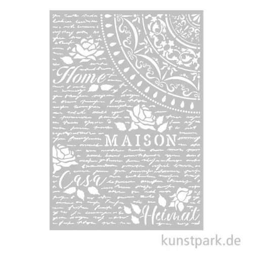 Mengenrabatt Stamperia Schablone - Casa Granada Home Maison, DIN A4