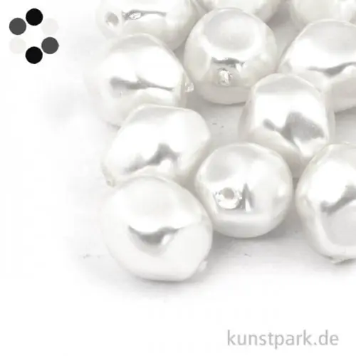 Renaissance-Perle - 9 mm - 13 Stück Echt