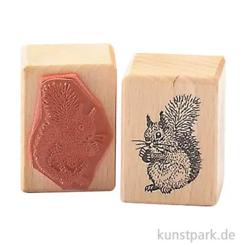 Stempel - Gunda Eichhörnchen, 3 x 4 cm Preiswert