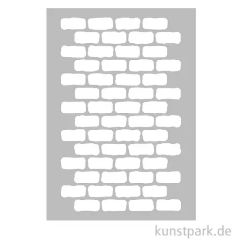 Schablone - Muster Bricks, A5 Markenprodukt