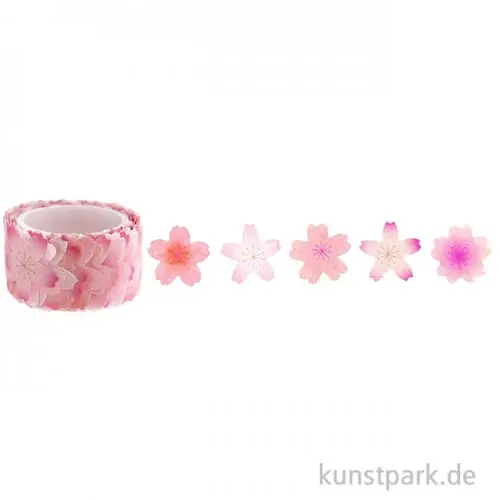 Großhandel Washi Sticker - Sakura, Kirschblüten, 200 Stück