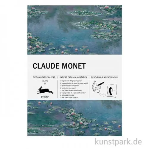 PEPIN Kreativpapier Buch - Claude Monet Top-Qualität