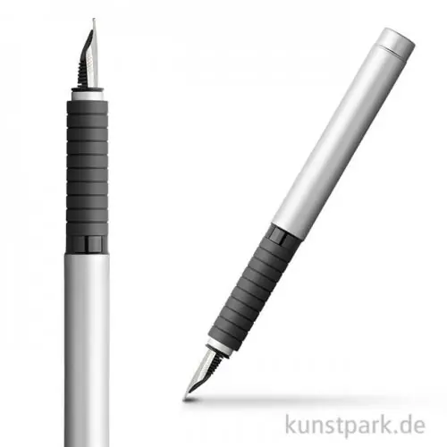 Neuheit Faber-Castell BASIC Füllhalter Metall - matt