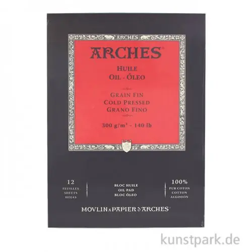 Nur Für Kurze Zeit ARCHES Ölmalblock, 12 Blatt, 300g