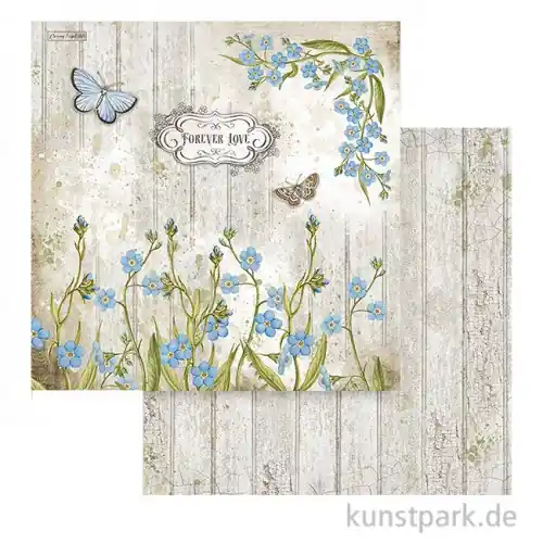 Stamperia Scrappapier - Romantic Garden House Columbin 30,5 x 30,5 cm Nur Für Kurze Zeit