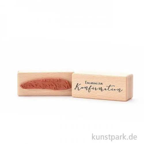 Heute Kaufen Stempel - Einladung zur Konfirmation, 3x7 cm
