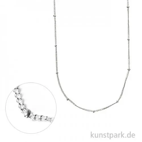 Direkt Vom Hersteller Gliederkette mit Kügelchen - Silber