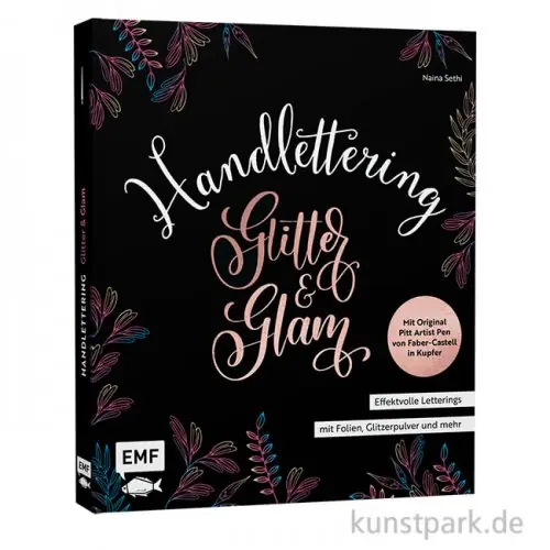 Handlettering Glitter and Glam, Edition Fischer Großhandel