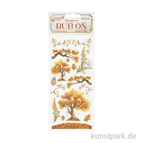 Kracherpreis Stamperia Rub On Transferfolie - Whispering Woods Oak