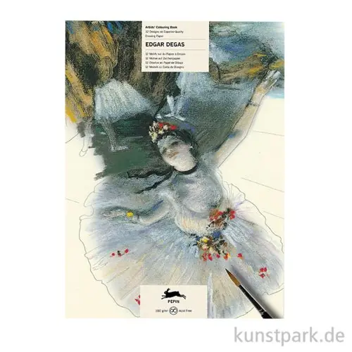 PEPIN Künstler Malbuch - Edgar Degas Preiswert