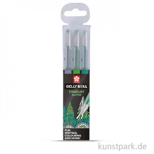 Neue Kollektion Sakura Gelly Roll Stardust 3er Set - Forest