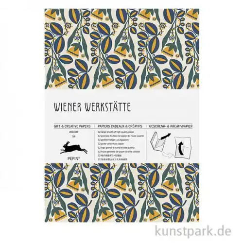 PEPIN Kreativpapier Buch - Wiener Werkstätte Markenprodukt
