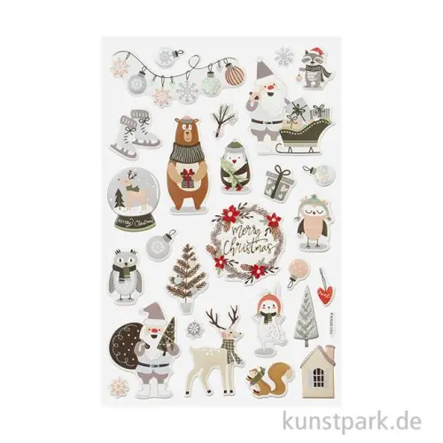 Kostenloser Rückversand Sticker - Weihnachten II
