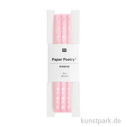 Organzaband - Rosa Irisierend, 16 mm x 3 Meter Heute Kaufen