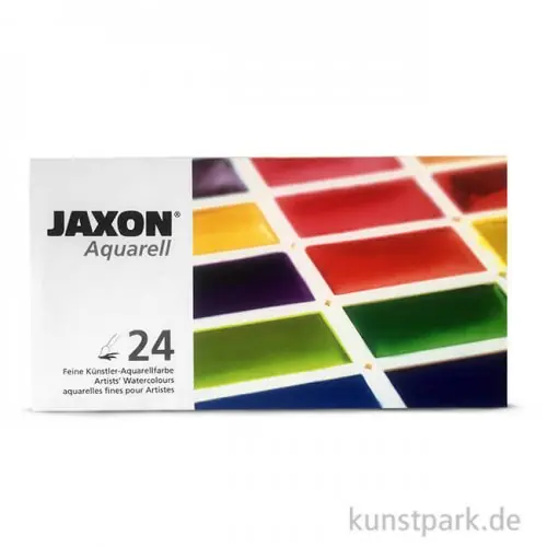 JAXON Aquarell, 24 ganze Näpfchen im Metallkasten Highlight