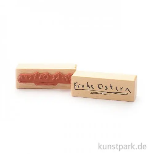 Stempel - Frohe Ostern - 3x9 cm Gleich Bestellen