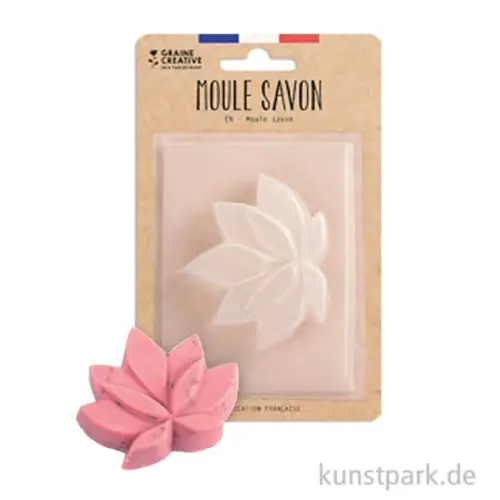 Kostenloser Versand Gießform - Lotus Blume, 70 x 60 x 20 mm