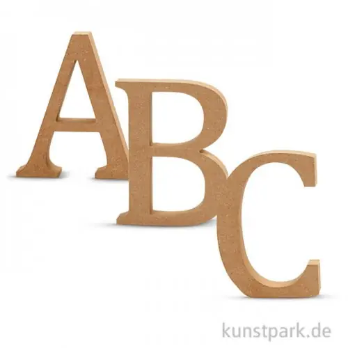 Top-Angebot Großbuchstaben aus Holz, 13 cm