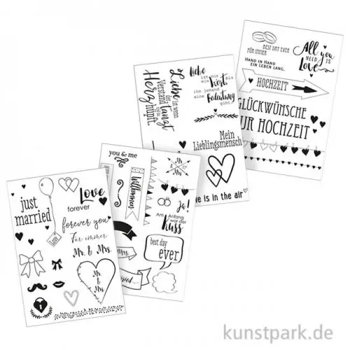 Großhandel Transferpapiere mit Vorlagen - Liebe