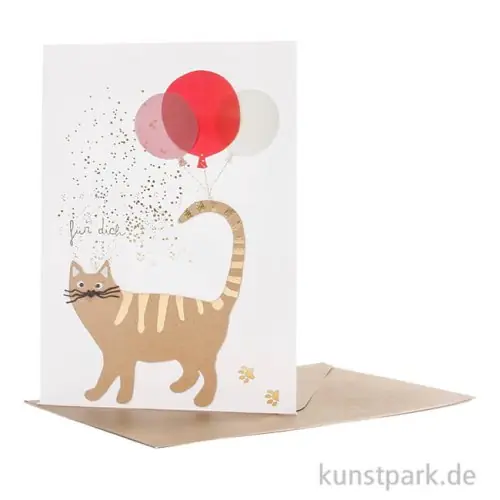 Good old friends - Crazy Cat Karte, Für Dich Jetzt Zugreifen