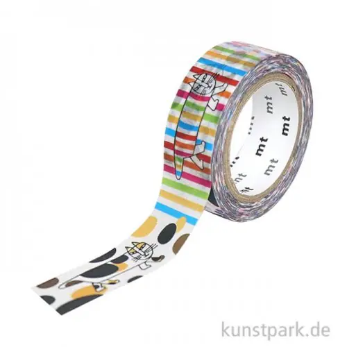 Geld-Zurück-Garantie MT Masking Tape Mikey Pattern, 15 mm, 7 m Rolle