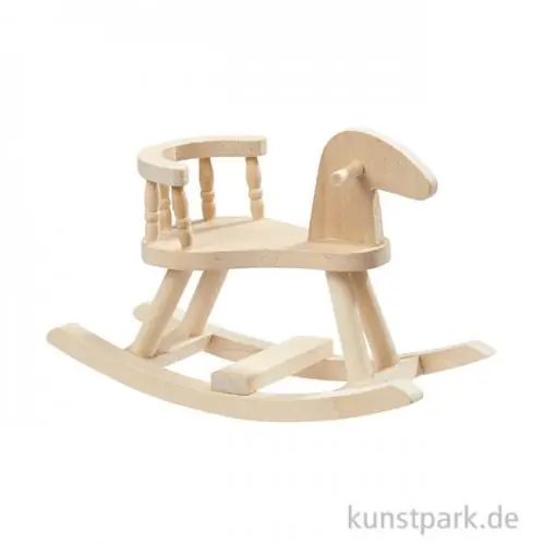 Miniatur Schaukelpferd, Holz, 6 cm Garantierte Lieferung