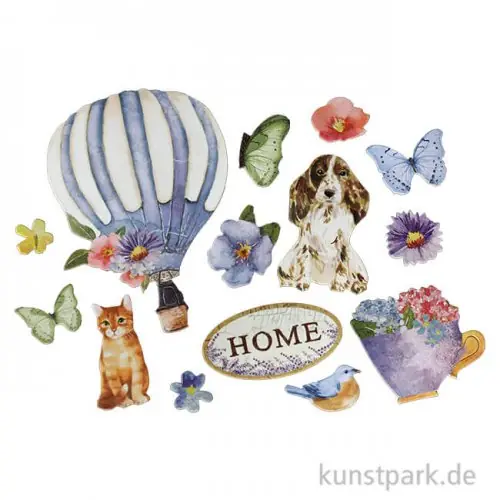 Stamperia Die Cuts - Create Happiness Welcome Home, 45 Stanzteile Angebot