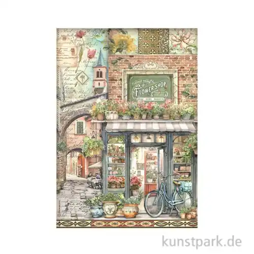 Stamperia Reispapier - Art of Travelling Farmer Market, DIN A4 Sale