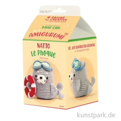 DIY Häkelset - Robbe Amigurumi Kit Beliebt