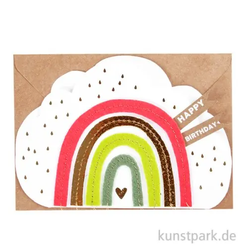 Sonderaktion Good old friends - Regenbogenkarte, Happy Birthday