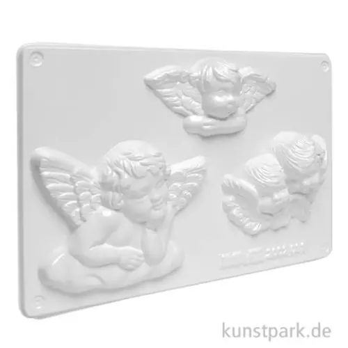 Markenprodukt Gießform - Engel, 3 Motive