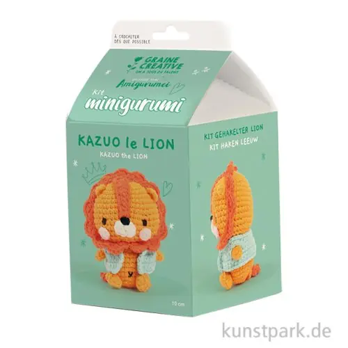 Handgefertigt DIY Häkelset - Löwe Amigurumi Kit