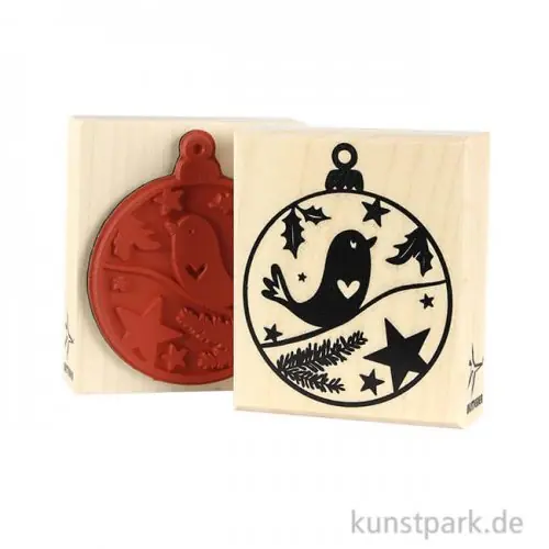 Butterer Stempel - Christbaumkugel, 6 x 7 cm Geprüft