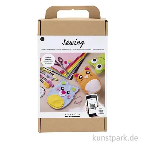 Finale Aktion Nähen Lernset mit Garn, Nadeln und Zubehör für Teddybären