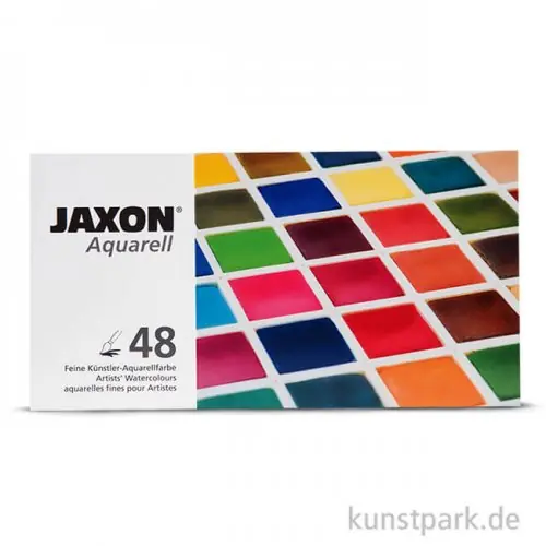 Nur Heute JAXON Aquarell, 48 halbe Näpfchen im Metallkasten