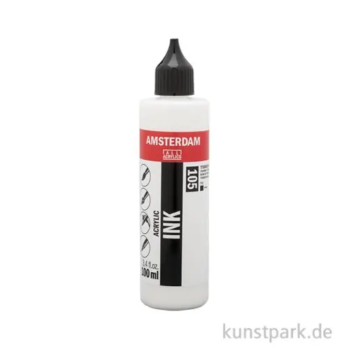 Mengenrabatt Talens AMSTERDAM Acrylic Ink, 100 ml, Titanweiß