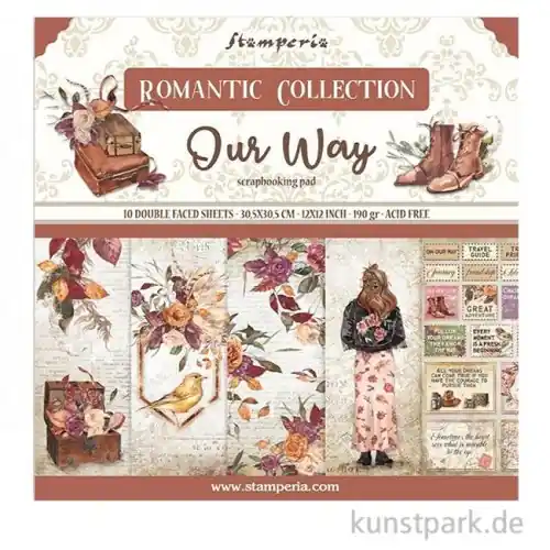 Nur Heute Stamperia Scrapbooking Pad - Our Way 30,5 x 30,5 cm