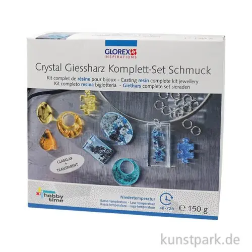 Crystal Gießharz Starter Set - Resin Schmuck Finale Aktion