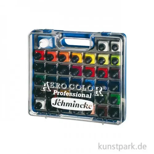 Schmincke AEROCOLOR - 37 x 28 ml Sortiment im Koffer Günstig