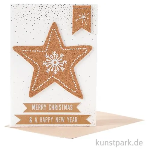 Ausverkauf Good old friends - Lebkuchenkarte, Stern