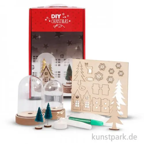 Ausverkauf Bausatz für 2 Glasglocken mit umfangreichem Zubehör