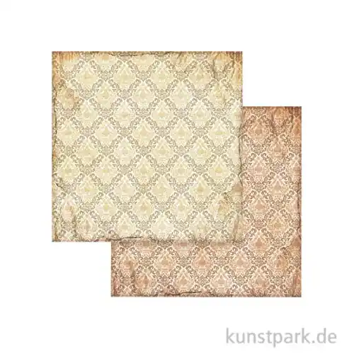 Stamperia Scrappapier - Alterego Ochre Wallpaper, 30,5 x 30,5 cm Must-Have