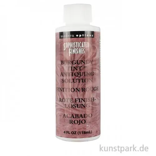Patinierung - Rote Finish Lösung 118 ml Expressversand