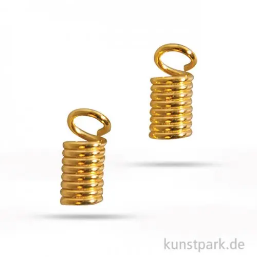 Verbinder für Lederriemen, Durchmesser 2 mm - Gold Sale
