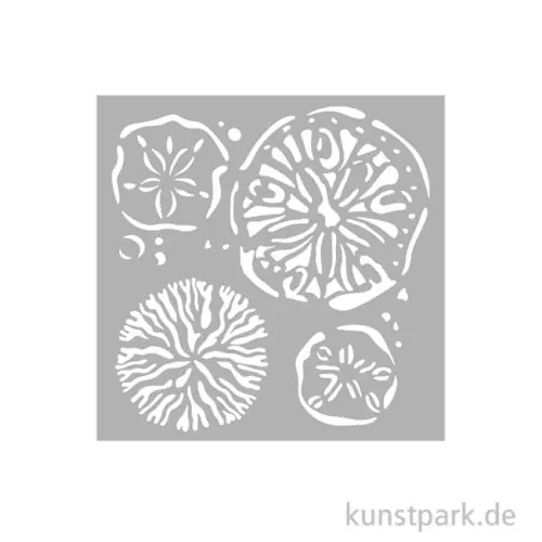 Stamperia Schablone - Silent Sea Sponges, 12 x 12 cm Bestseller