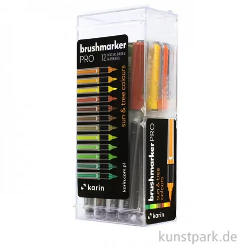 Karin Brushmarker PRO Set - 12 Farben, Sun and Tree Colours Jetzt Kaufen