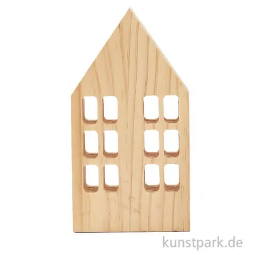 Rabatt Deko Holzhaus, 80 x 150 x 30 mm