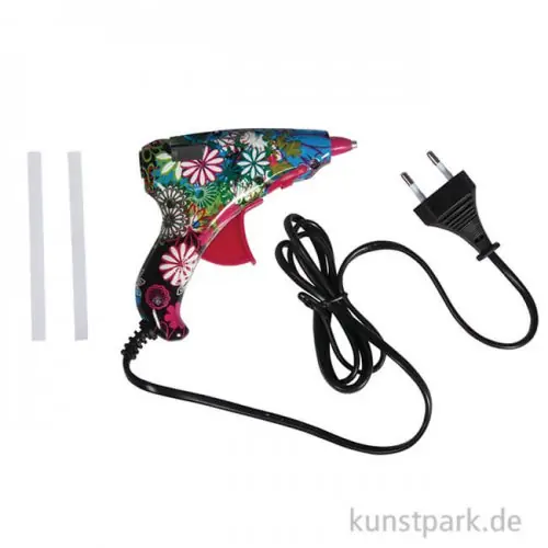Kracherpreis Mini-Heißklebepistole - Dschungel, 12x12 cm